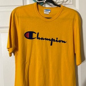 Champion yellow tee